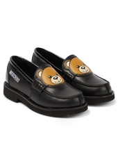 Moschino Kids Leather loafers