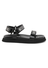 Moschino Leather Strap Sandals