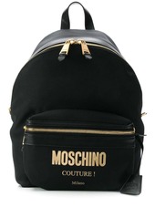 Moschino logo backpack