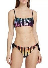 Moschino Logo Bikini Top