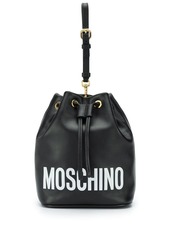 Moschino logo bucket bag