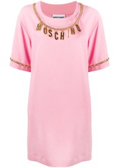 Moschino logo charm T-shirt dress