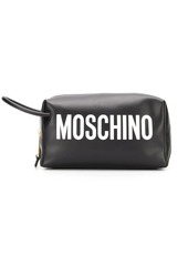 Moschino logo cosmetic case