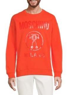 Moschino Logo Drop Shoulder Sweatshirt