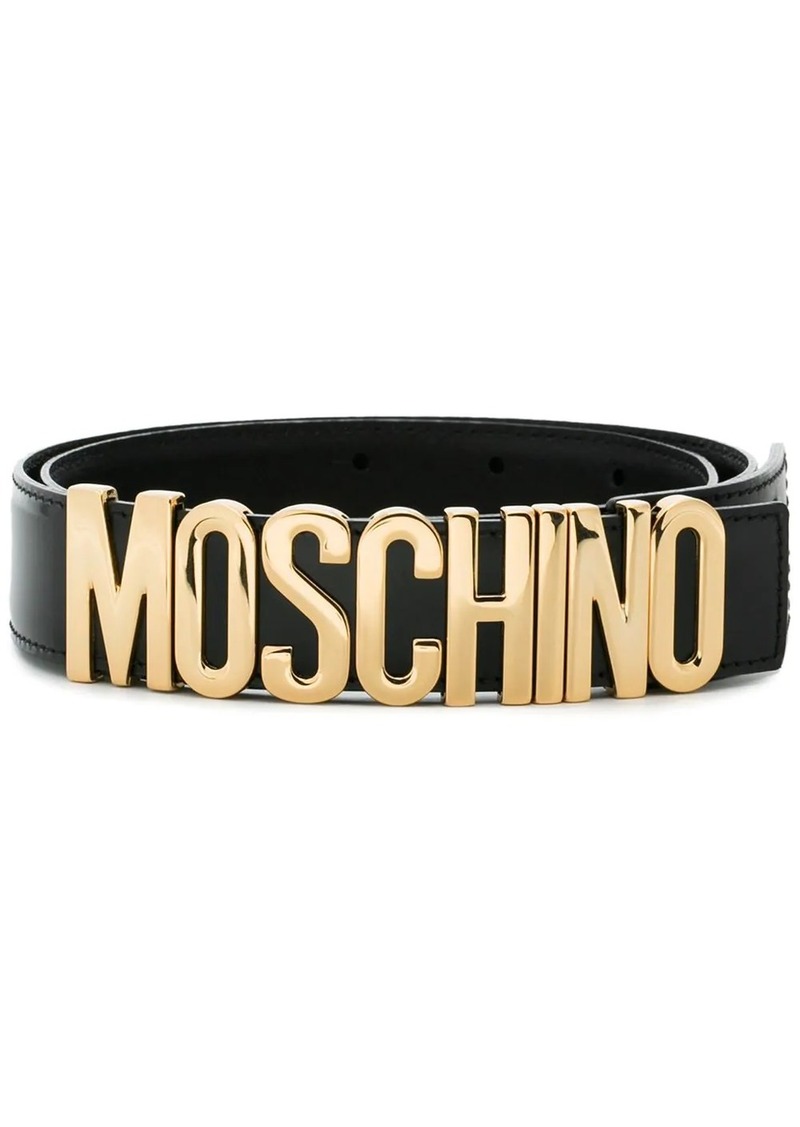 Moschino logo-embellished belt