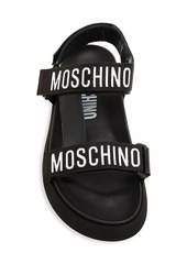 Moschino Logo-Embossed Sport Sandals