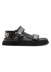 Moschino Logo-Embossed Sport Sandals