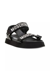 Moschino Logo-Embossed Sport Sandals