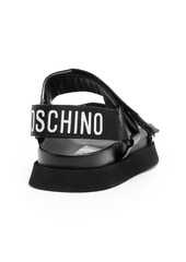 Moschino Logo-Embossed Sport Sandals