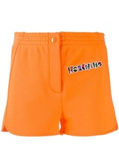 Moschino logo embroidered shorts