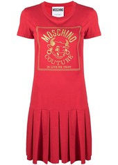Moschino logo-embroidered T-shirt dress