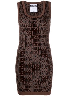 Moschino logo intarsia-knit mini dress