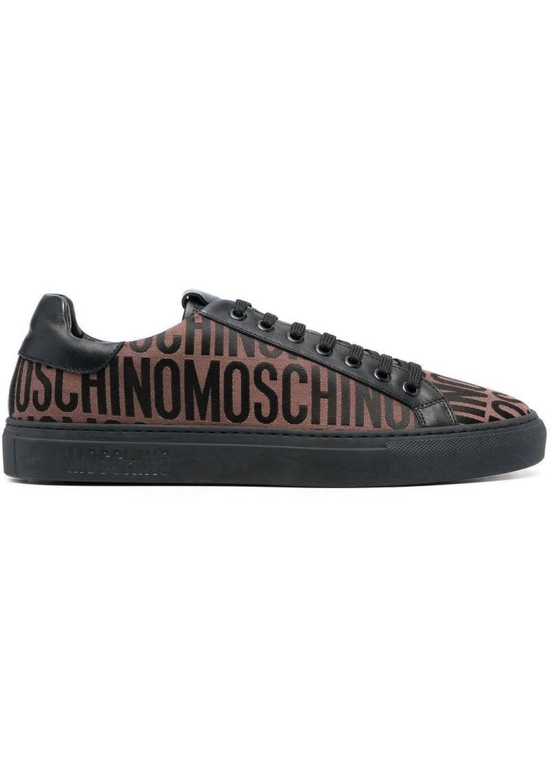 Moschino logo-jacquard low-top sneakers