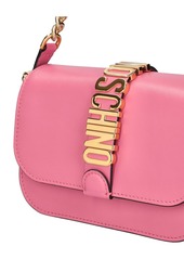 Moschino Logo Leather Shoulder Bag