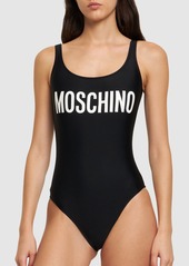 Moschino Logo Lycra One Piece Swimsuit