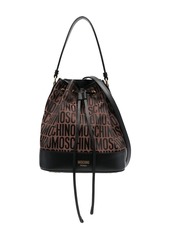 Moschino logo-motif bucket bag