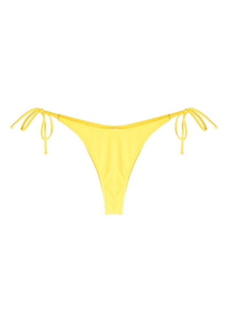 Moschino logo-patch bikini bottoms