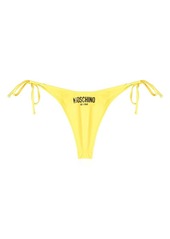 Moschino logo-patch bikini bottoms