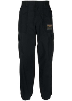 Moschino logo-patch cargo trousers