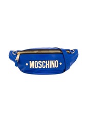 Moschino logo plaque belt bag