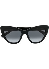 Moschino logo-plaque cat-eye sunglasses