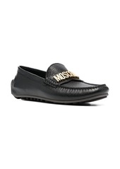 Moschino logo-plaque detail loafers