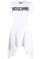 Moschino logo pleated dress
