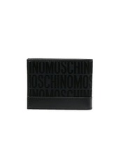 Moschino logo-print bi-fold wallet