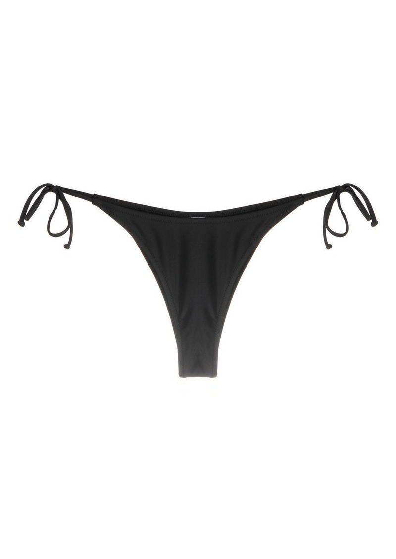 Moschino logo-print bikini bottoms