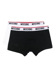 Moschino logo-print boxers set