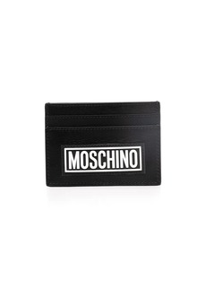 Moschino logo-print cardholder