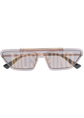 Moschino logo print cat eye sunglasses