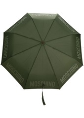 Moschino logo-print compact umbrella