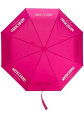 Moschino logo-print compact umbrella