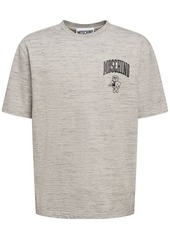 Moschino Logo Print Cotton Jersey T-shirt