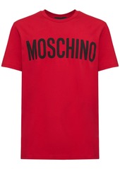 Moschino Logo Print Cotton T-shirt