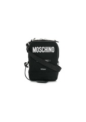 Moschino logo print cross body bag