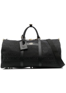 Moschino logo-print duffle bag