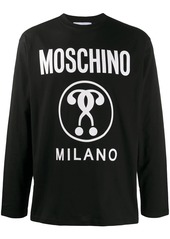 Moschino logo print long-sleeve T-shirt