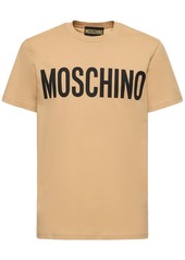 Moschino Logo Print Organic Cotton Jersey T-shirt