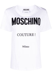 Moschino logo-print organic-cotton T-shirt