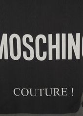 Moschino logo-print scarf