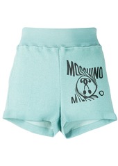 Moschino logo-print track shorts