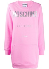 Moschino logo-print sweatshirt dress
