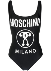 Moschino logo-print swimsuit