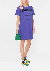 Moschino logo-print T-shirt dress