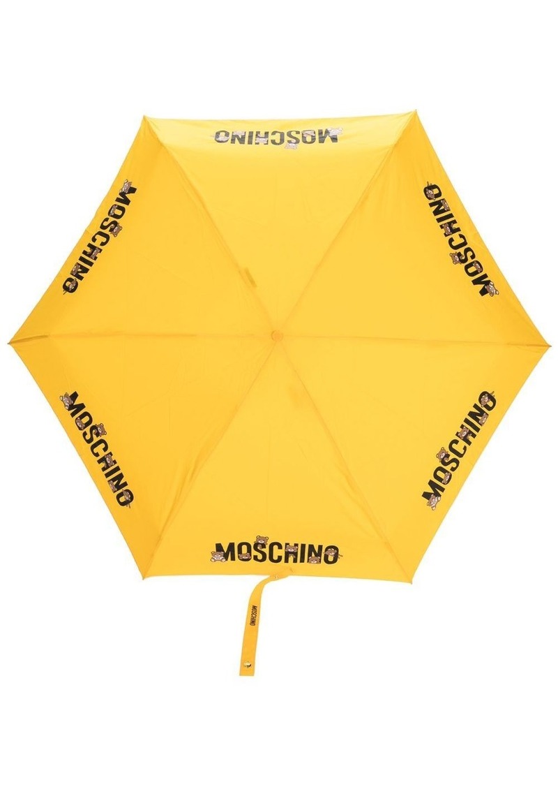 Moschino logo-print umbrella