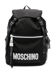 Moschino logo-print zip-up backpack
