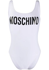 Moschino logo printed swimsuit