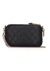 Moschino Logo Quilted Shoulder Bag